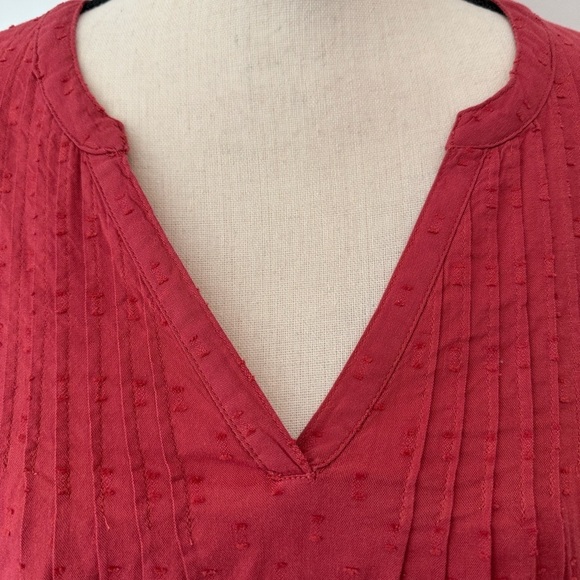 Old Navy red long sleeve dress knee length SZ M  NWT - Picture 2 of 7